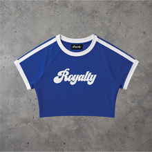 Load image into Gallery viewer, Script Raglan Crop Tee