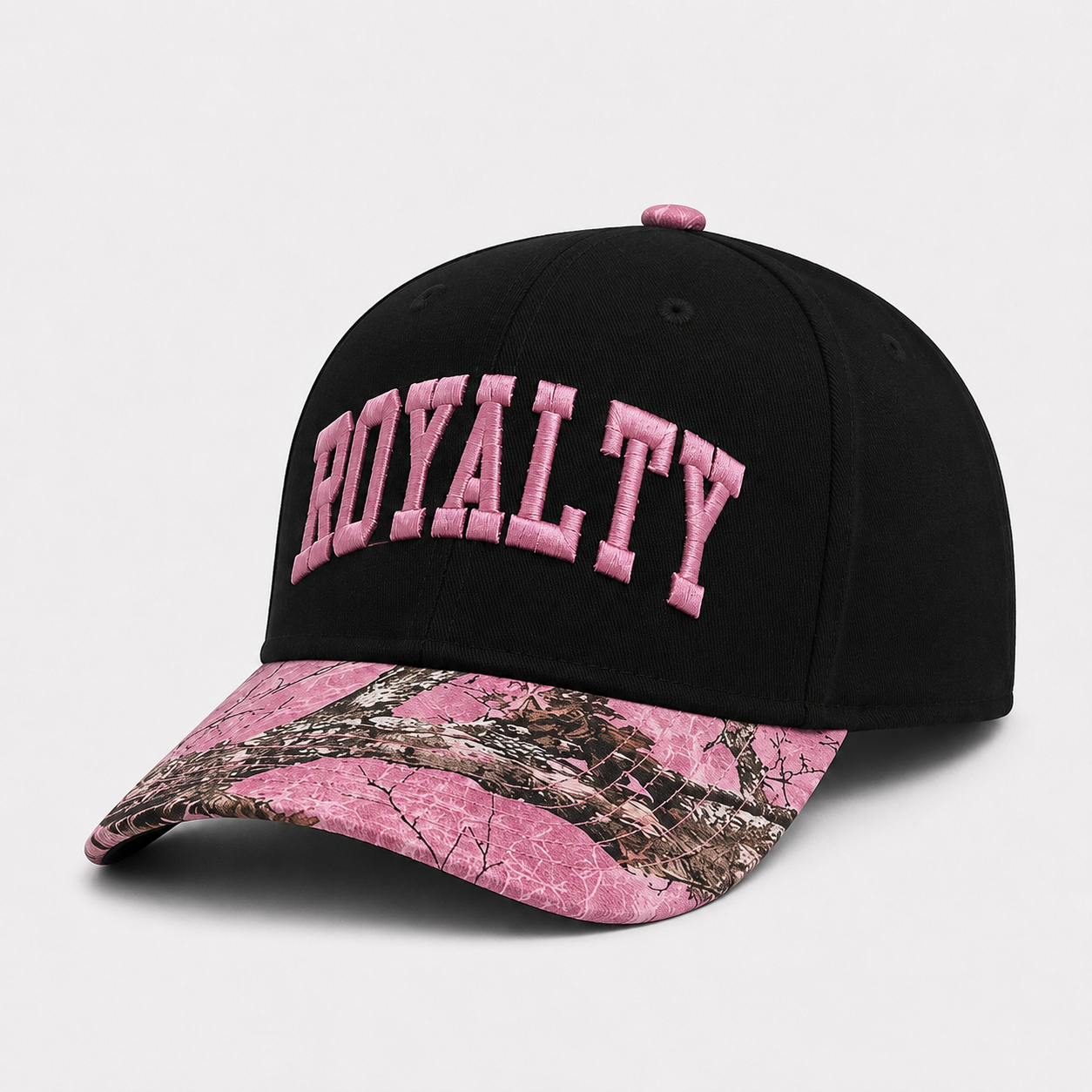 Pink Tree Camo Snapback