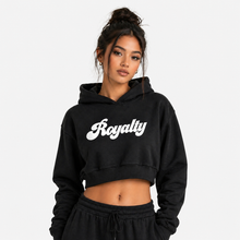 Load image into Gallery viewer, Script Cropped Hoodie