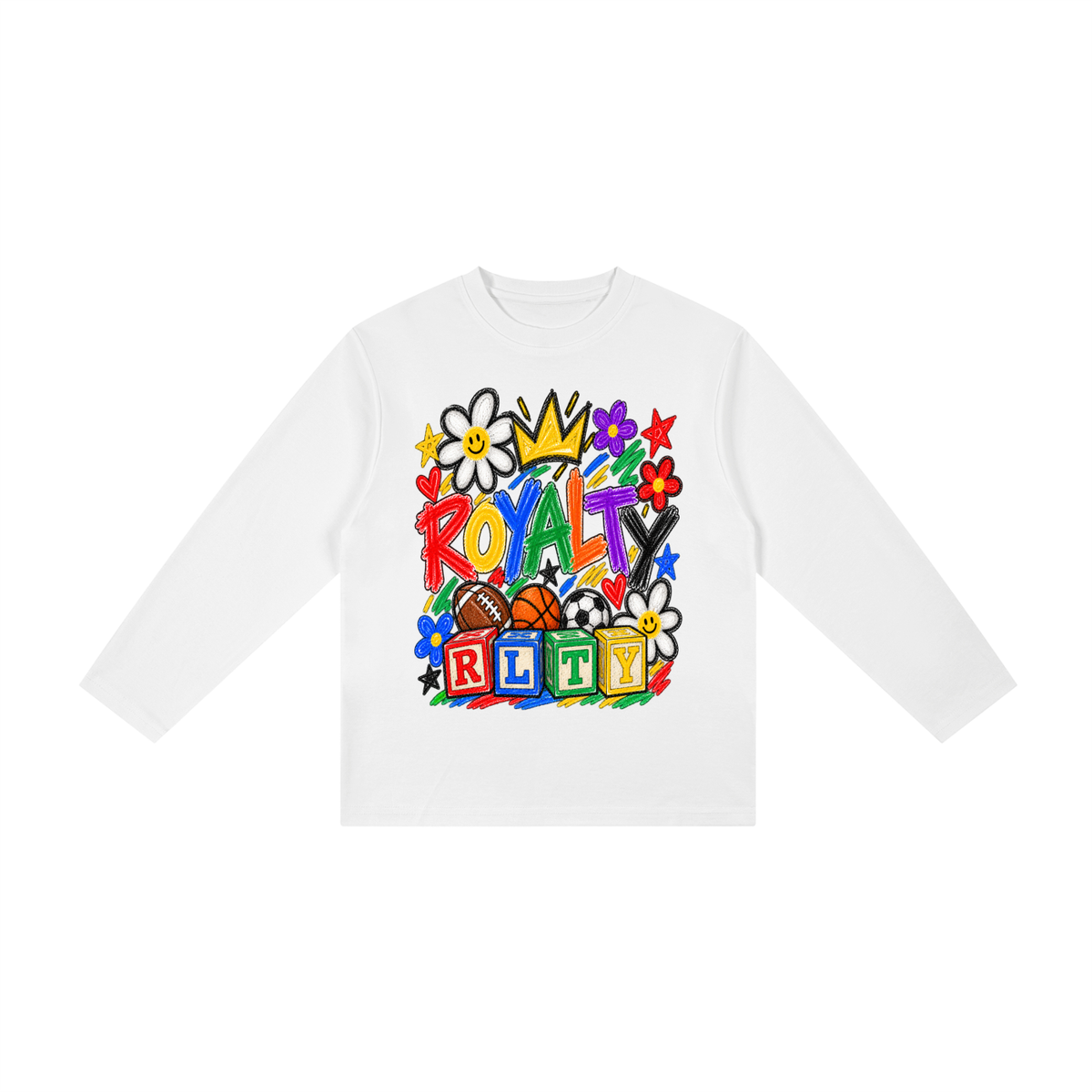 Royalty Kid's Playtime Long Sleeve Tee