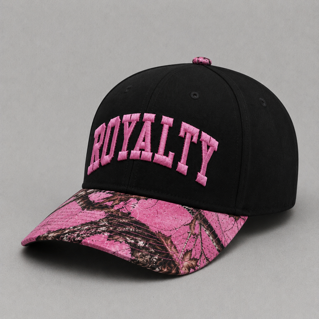Pink Tree Camo Snapback