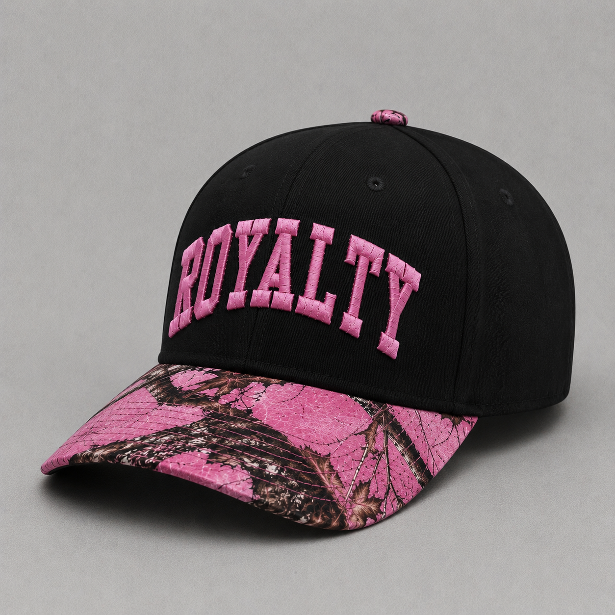 Pink Tree Camo Snapback