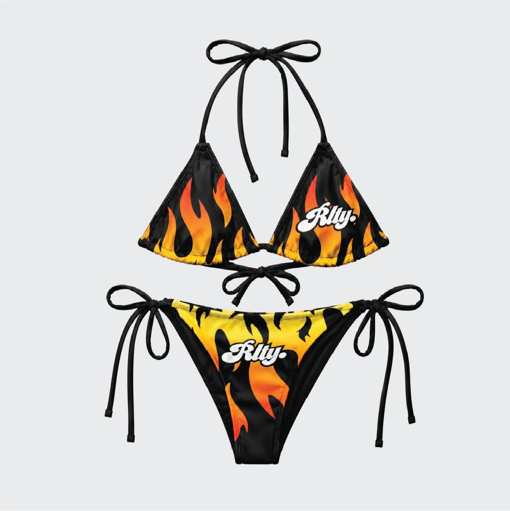 Flames String Bikini