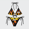 Flames String Bikini