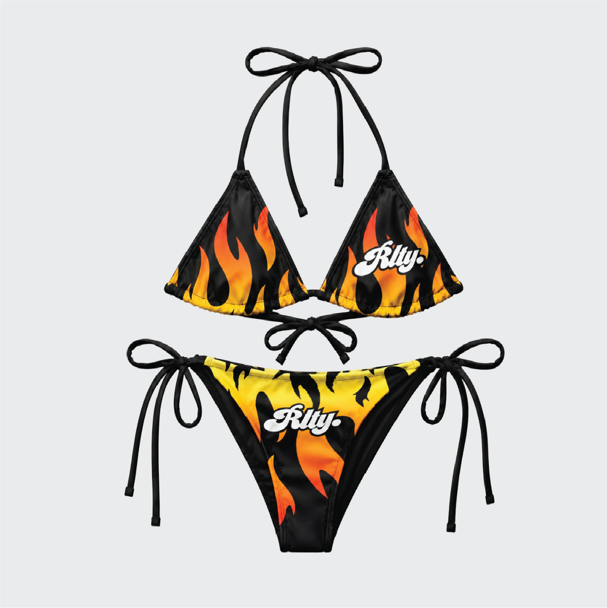 Flames String Bikini
