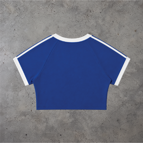 Blue Reign Crop Tee