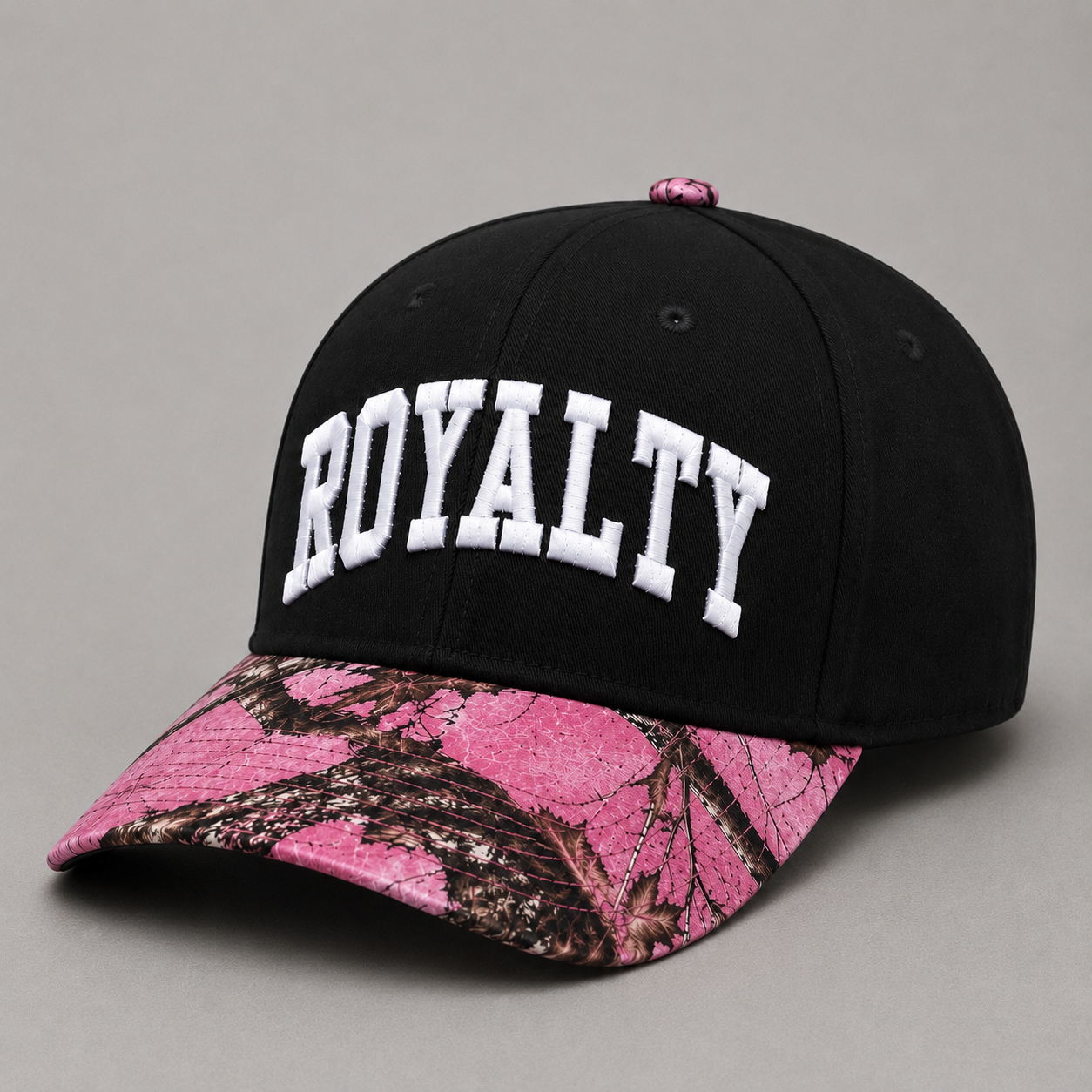 Pink Tree Camo Snapback