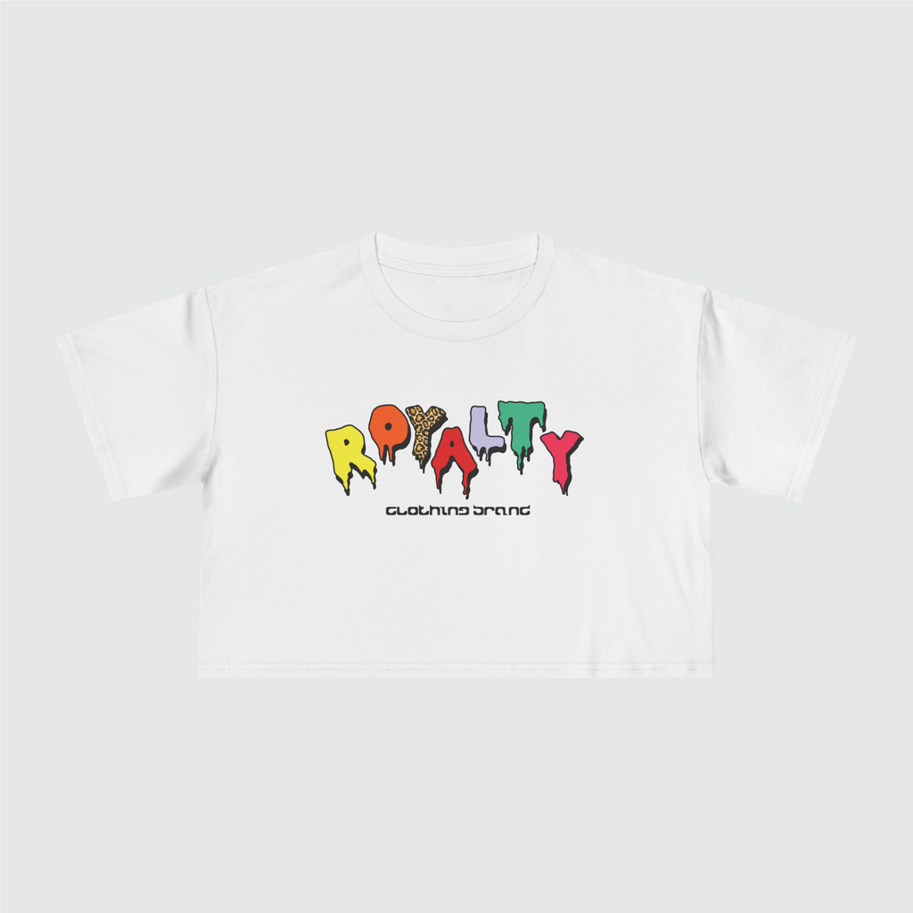 Dripping Colors Crop Tee