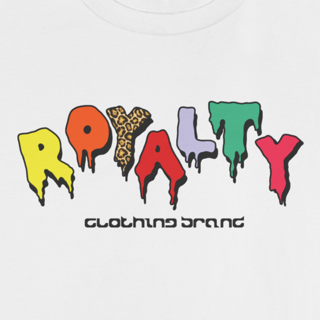 Dripping Colors Crop Tee