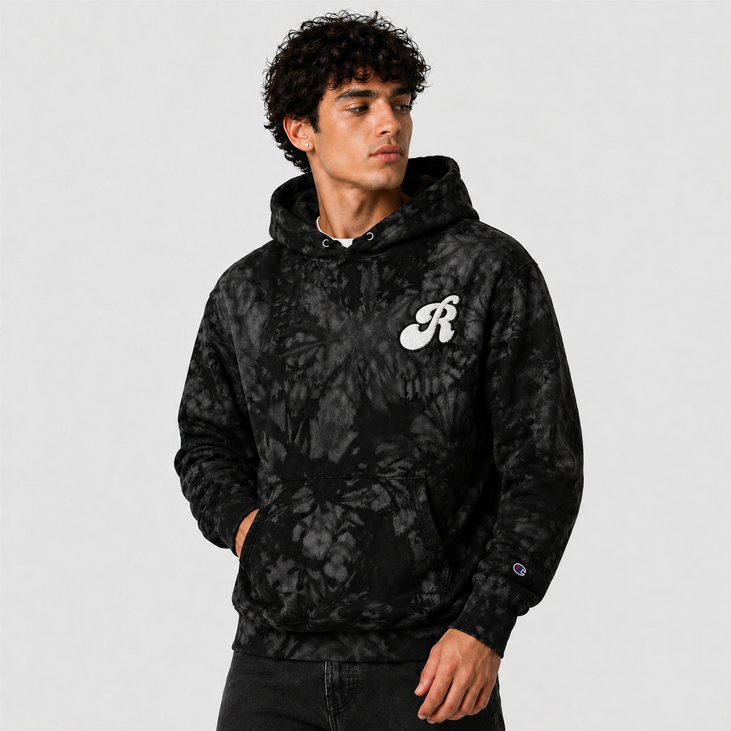 "R" Tie-Dye Hoodie
