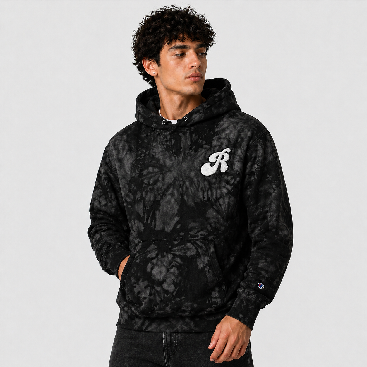 "R" Tie-Dye Hoodie