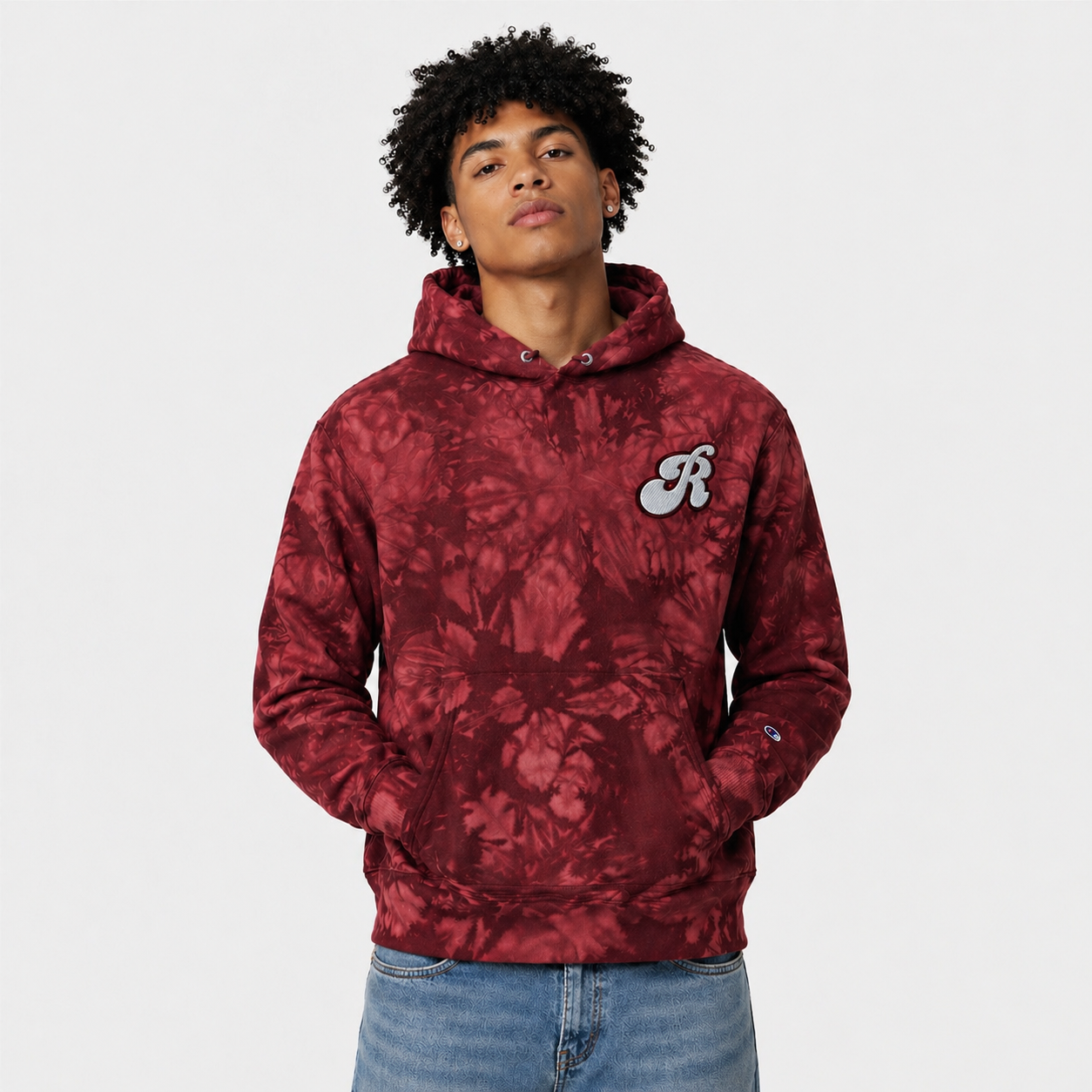 "R" Tie-Dye Hoodie