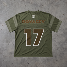 Load image into Gallery viewer, Olive Boxy Football Jersey