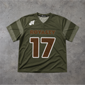 Olive Boxy Football Jersey