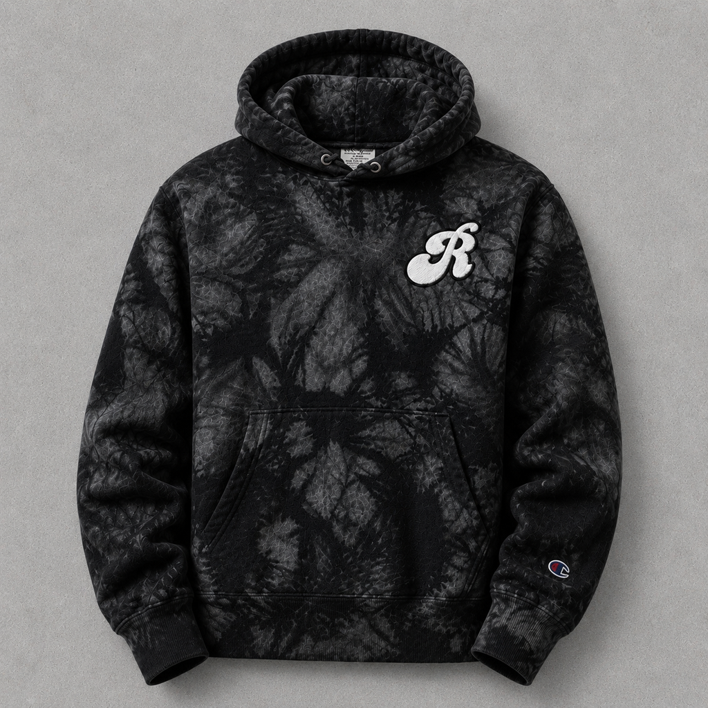 "R" Tie-Dye Hoodie