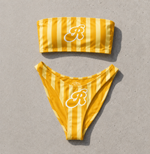 Load image into Gallery viewer, Stripes Bandeau Bikini