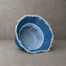 Load image into Gallery viewer, Script Distressed Bucket Hat