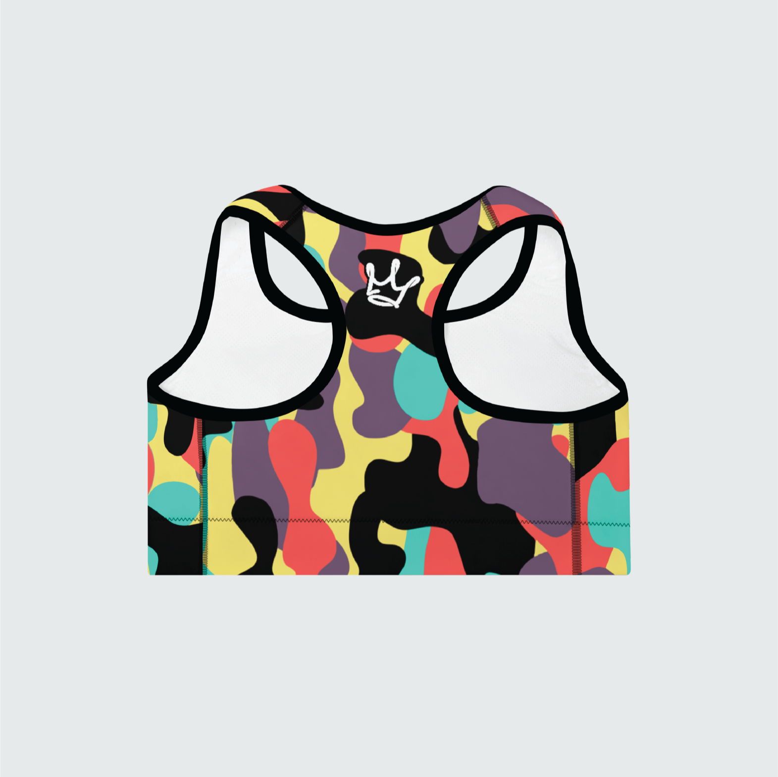 Color Camo Sports Bra