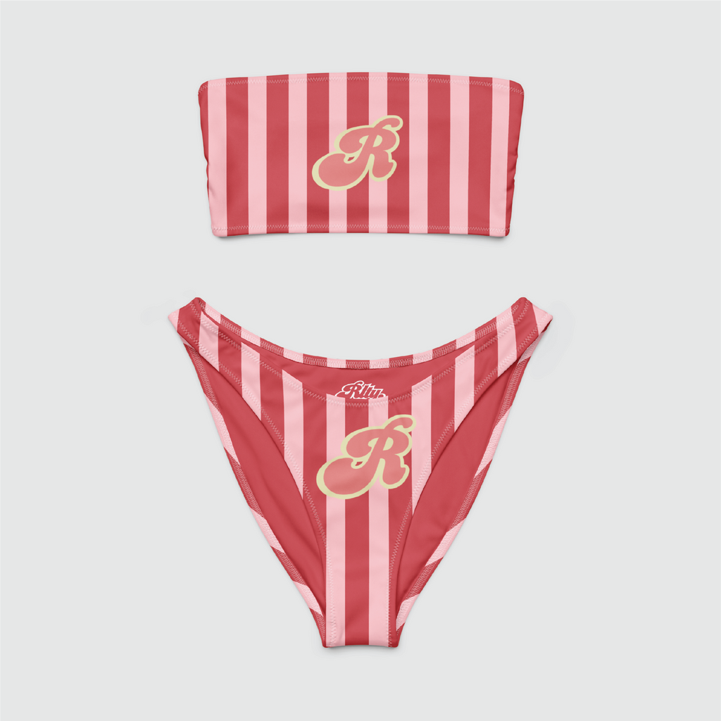Stripes Bandeau Bikini