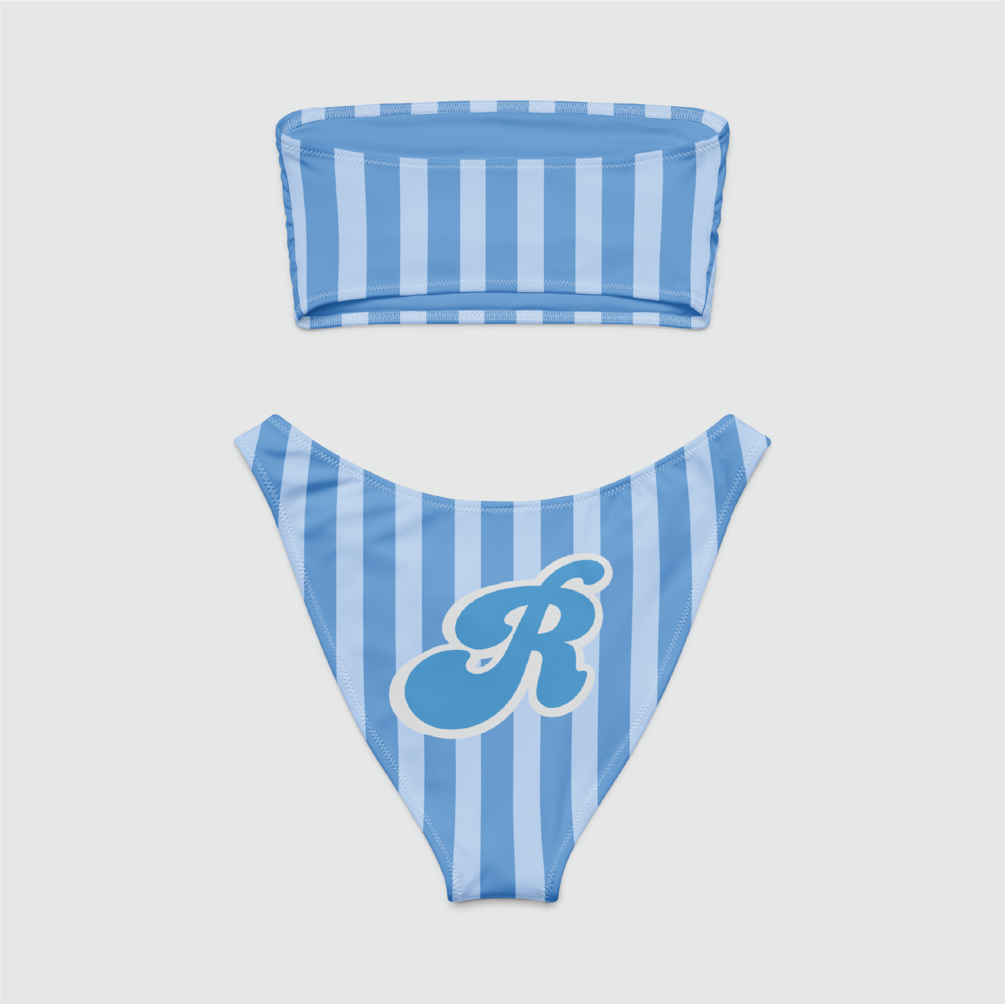 Stripes Bandeau Bikini