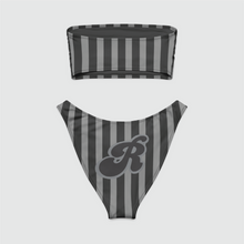 Load image into Gallery viewer, Stripes Bandeau Bikini