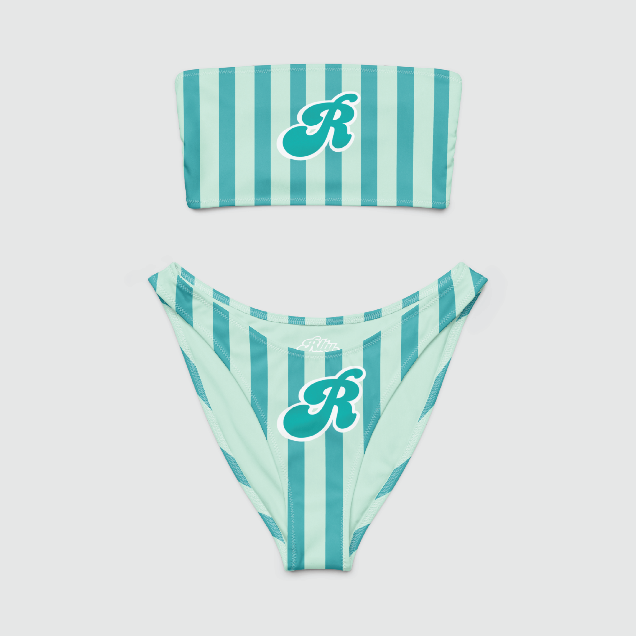 Stripes Bandeau Bikini