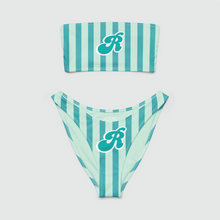 Load image into Gallery viewer, Stripes Bandeau Bikini
