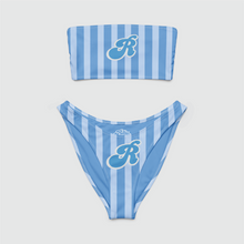 Load image into Gallery viewer, Stripes Bandeau Bikini