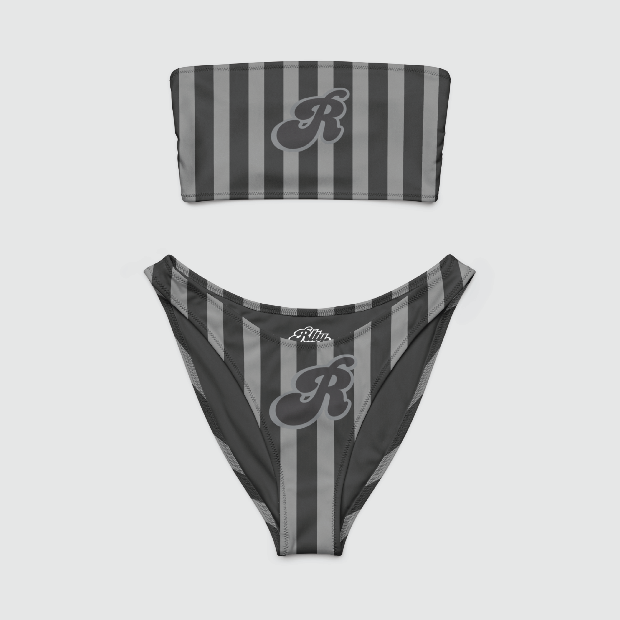 Stripes Bandeau Bikini