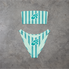 Load image into Gallery viewer, Stripes Bandeau Bikini