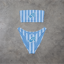 Load image into Gallery viewer, Stripes Bandeau Bikini