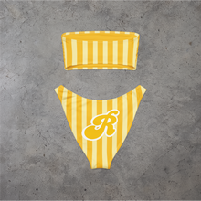 Load image into Gallery viewer, Stripes Bandeau Bikini