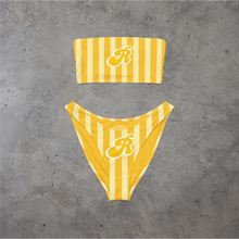 Load image into Gallery viewer, Stripes Bandeau Bikini