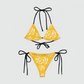 Rlty Pattern String Bikini