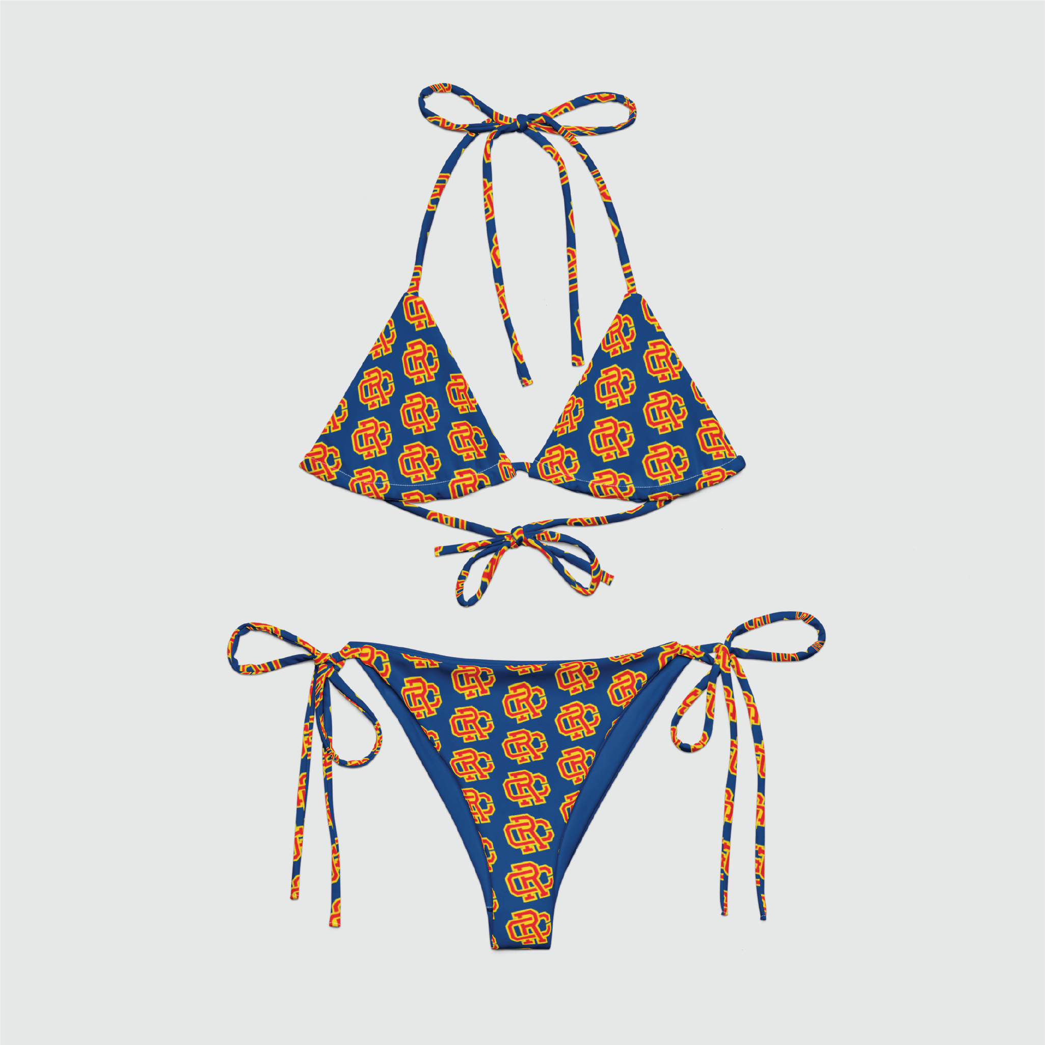 College Letterman String Bikini