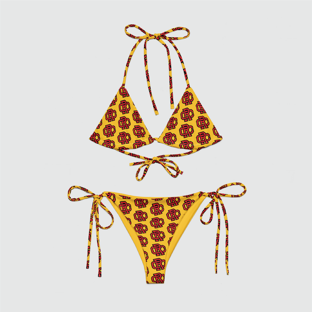 College Letterman String Bikini