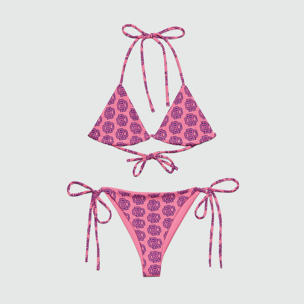 College Letterman String Bikini