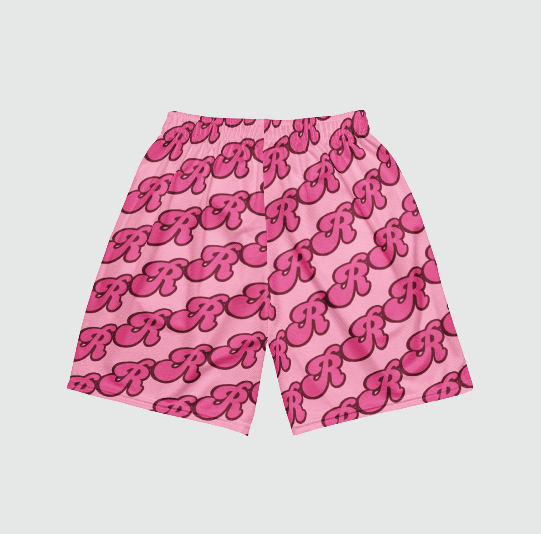 Bubble Letter Mesh Shorts