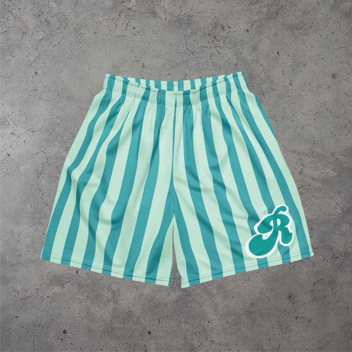 Stripes Mesh Shorts
