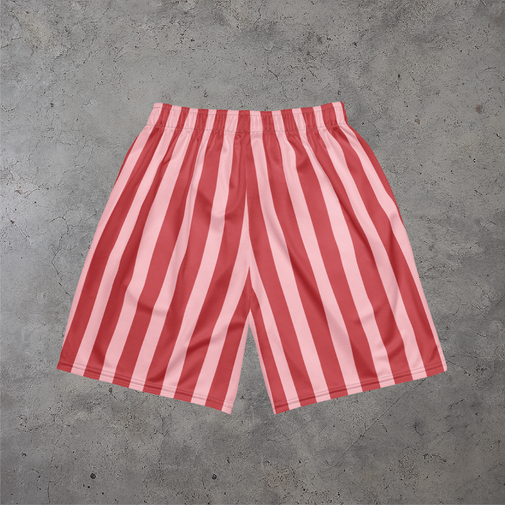 Stripes Mesh Shorts