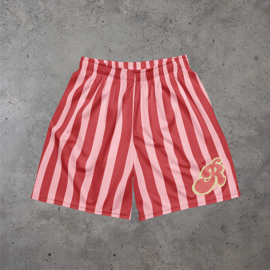 Stripes Mesh Shorts