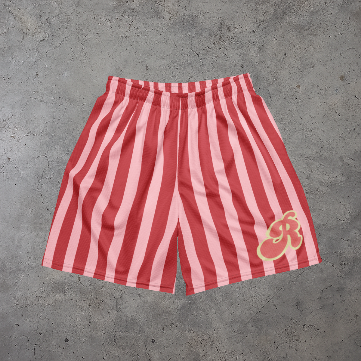 Stripes Mesh Shorts