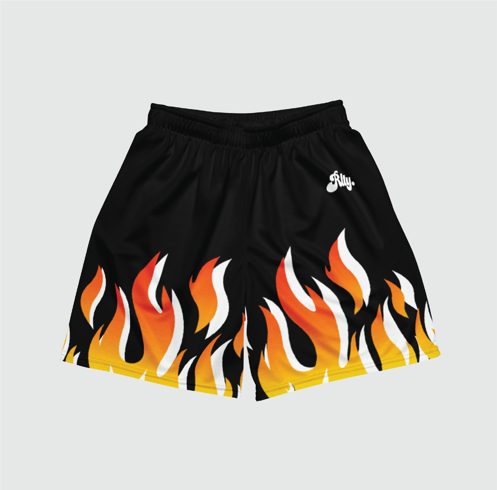 Flames Mesh Shorts