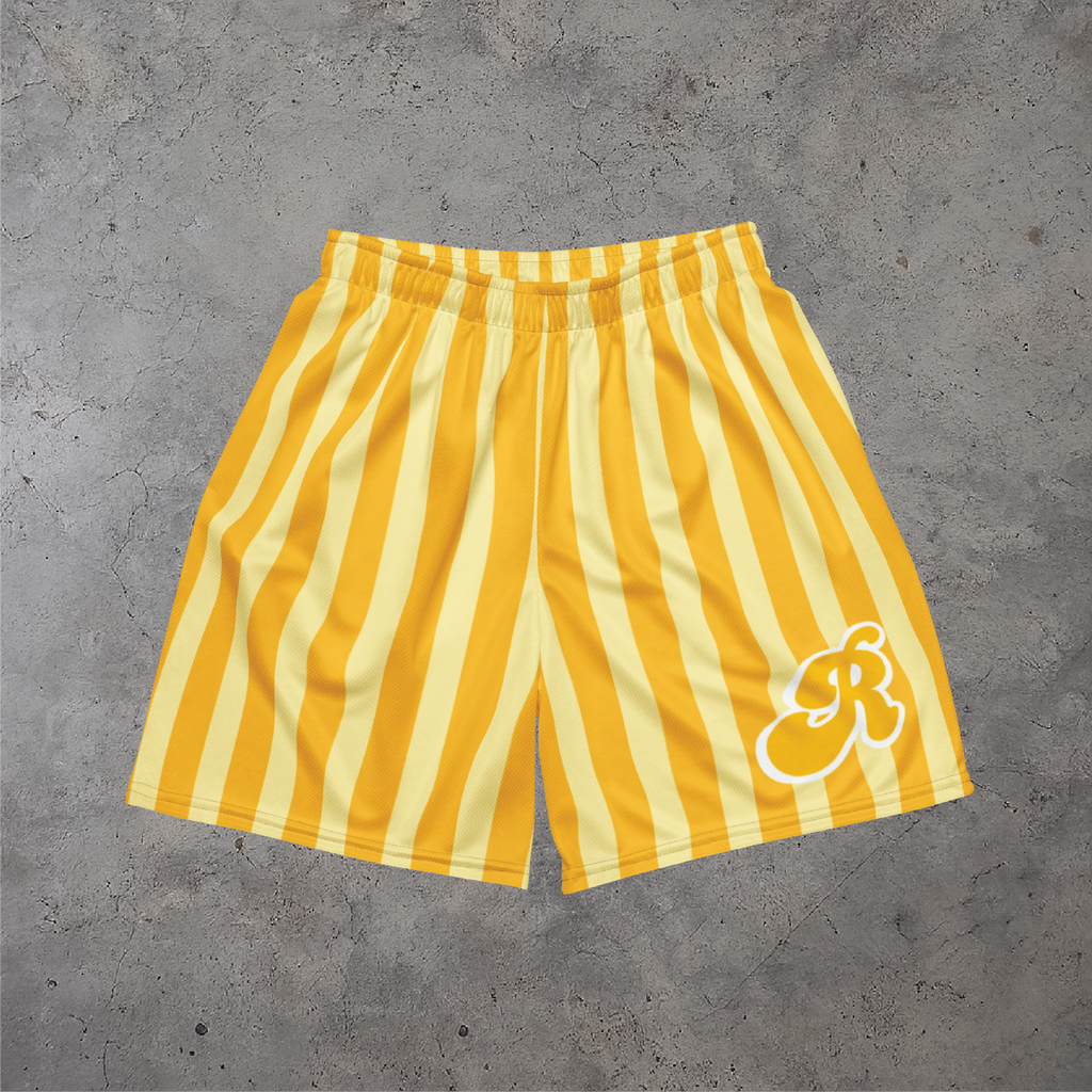 Stripes Mesh Shorts