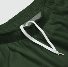 Load image into Gallery viewer, Green Flames Mesh Shorts