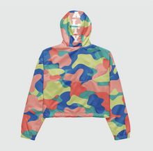 Load image into Gallery viewer, Camo Cropped Windbreaker