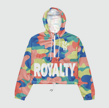 Load image into Gallery viewer, Camo Cropped Windbreaker