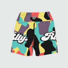 Load image into Gallery viewer, Color Camo Yoga Shorts