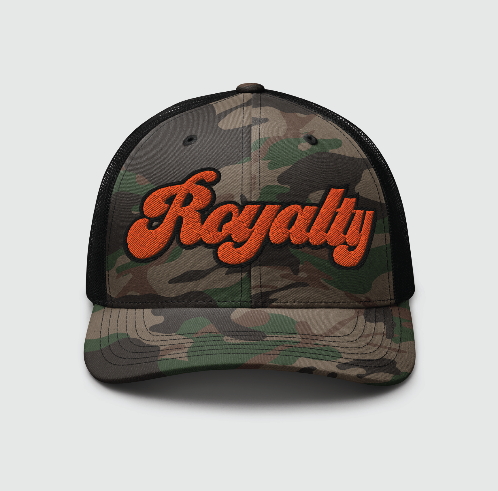 Script Camo Trucker Hat