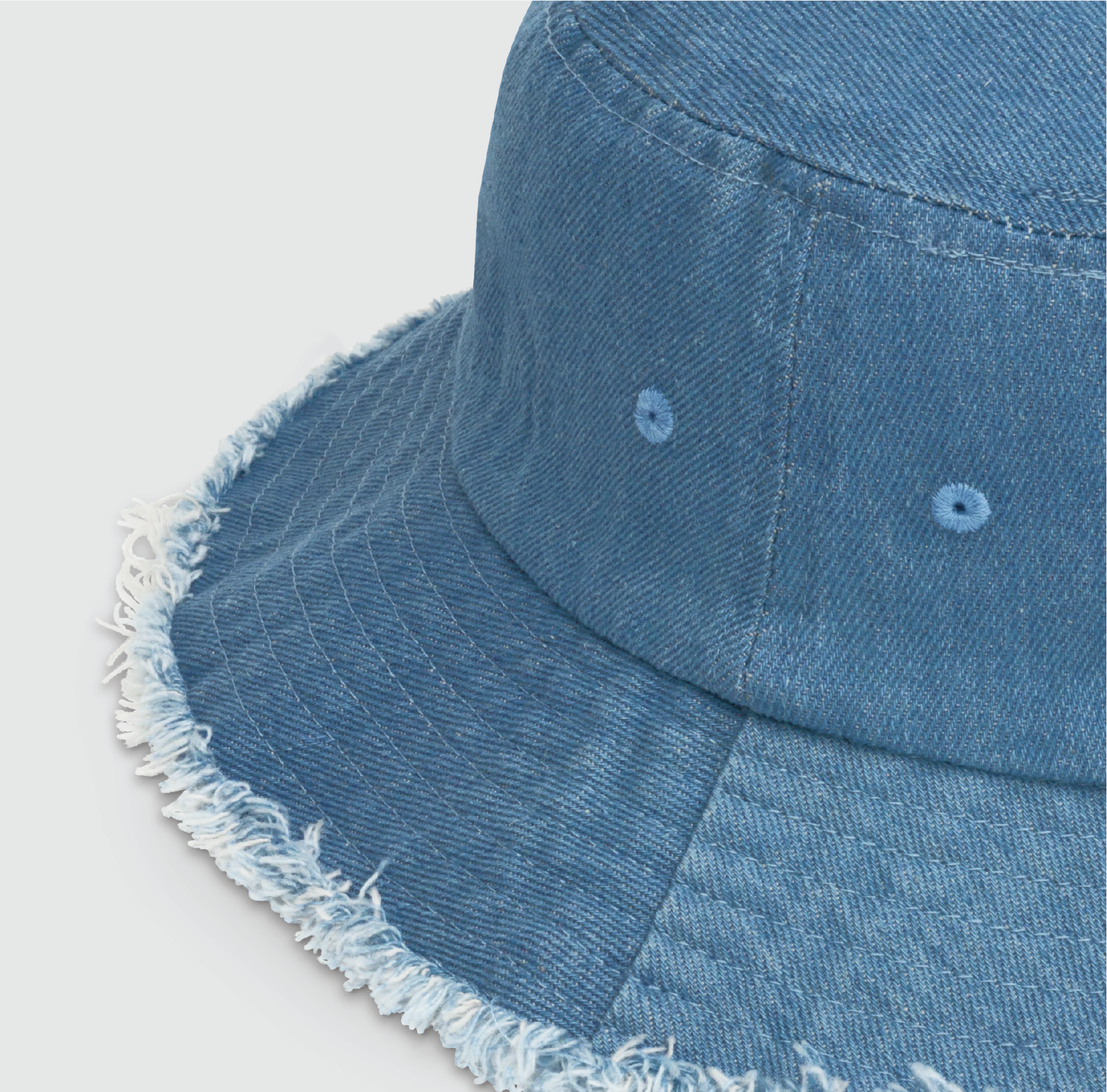 Script Distressed Bucket Hat